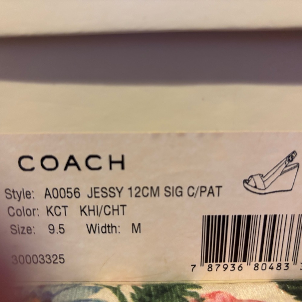 Coach Jessy Signature Wedge Sandals